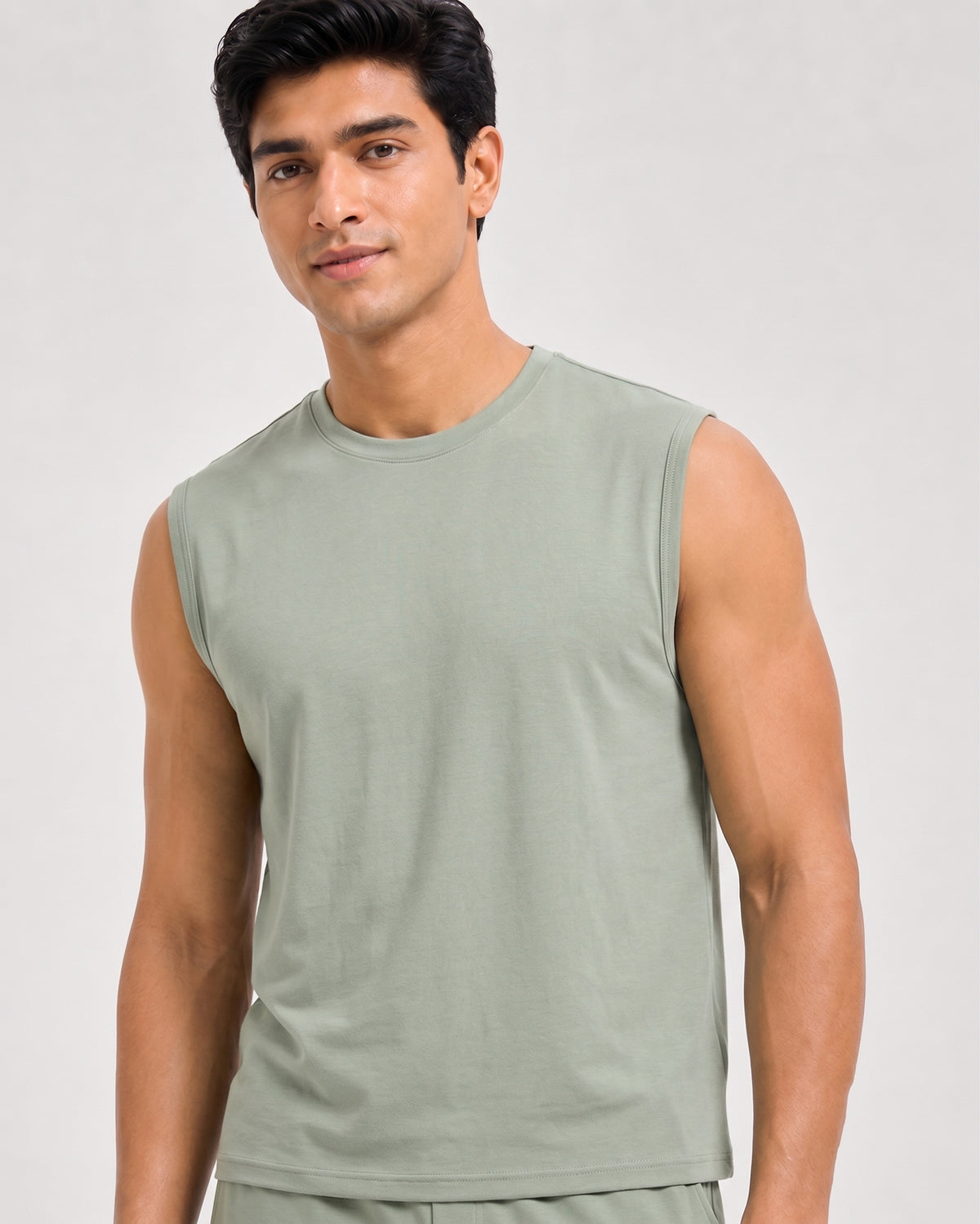 AirKnit Bamboo Tee  (Laurel Green)