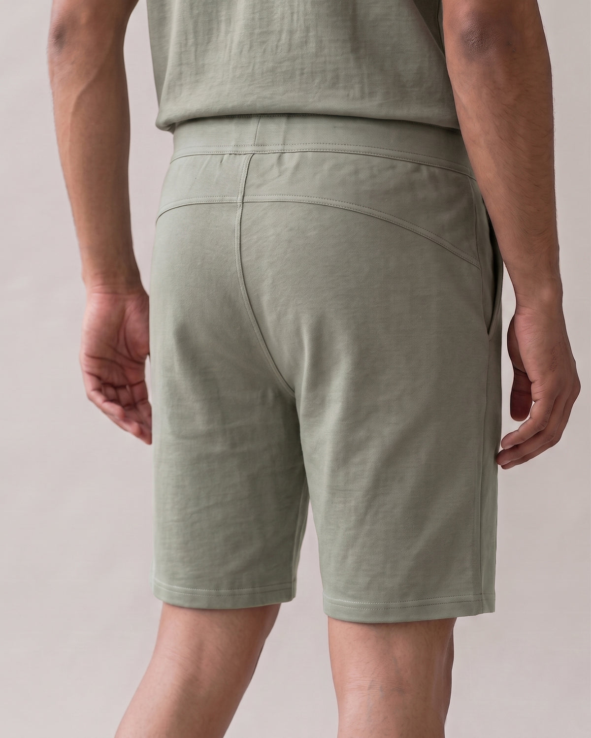 Hushy Bamboo Shorts  (Laurel Green)