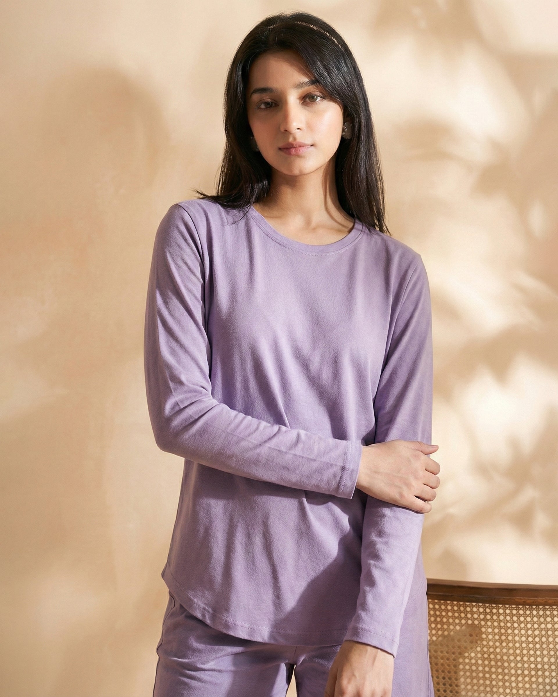 Estelle T-Shirt + Pant  (Lavender)