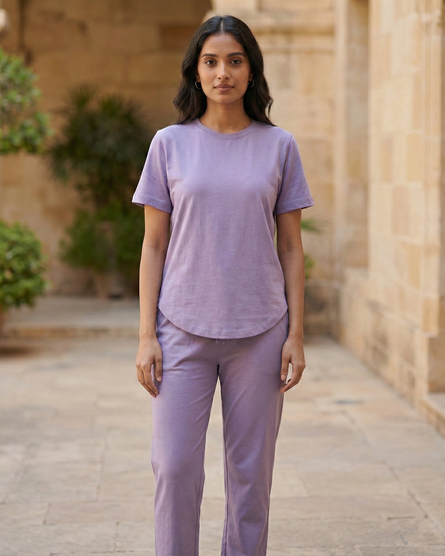 Celine T-Shirt + Pant  (Lavender)