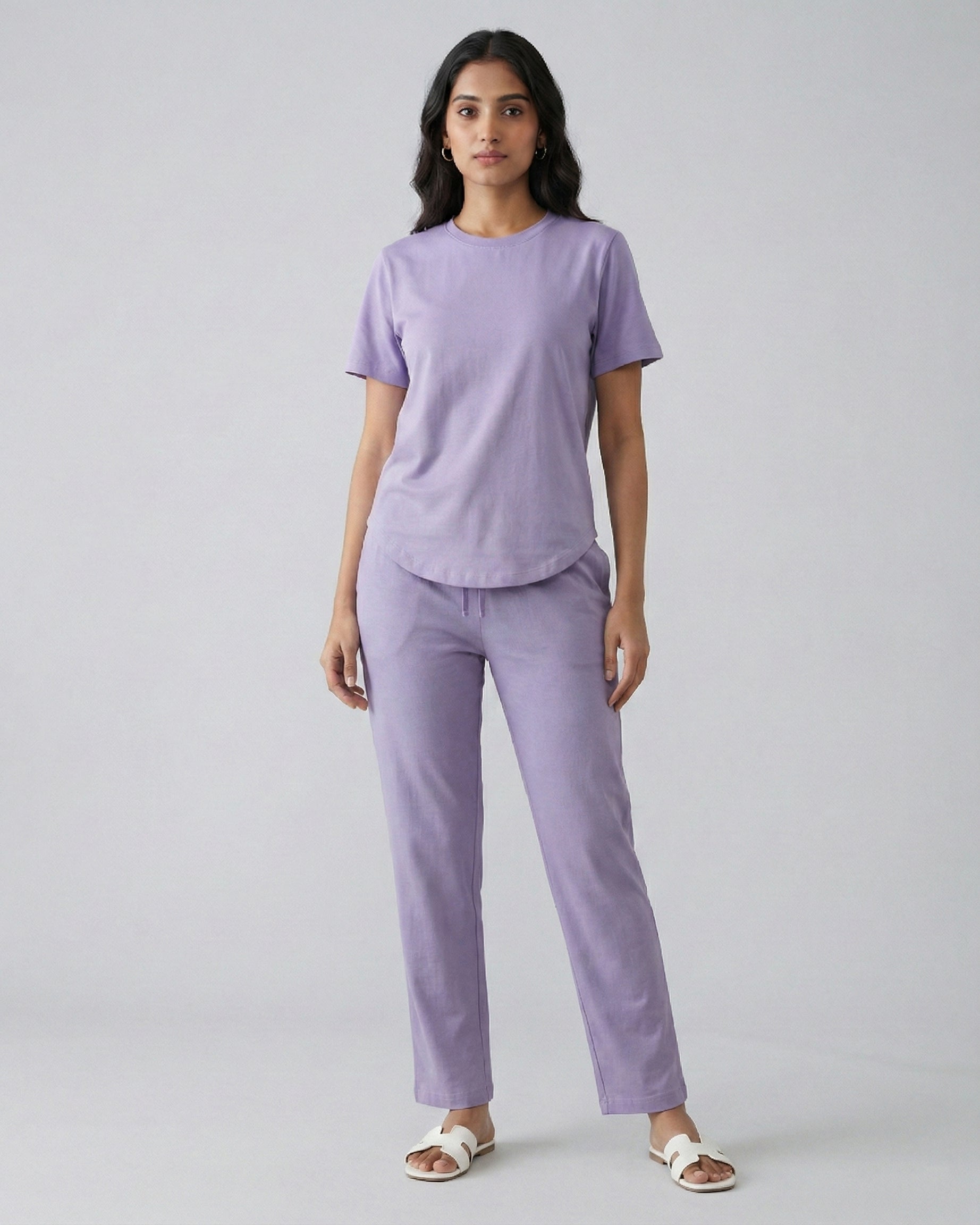 Celine T-Shirt + Pant  (Lavender)