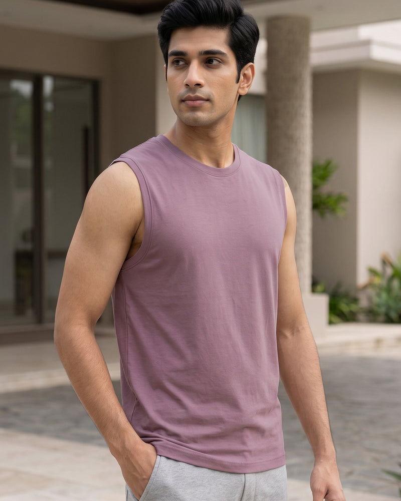 AirKnit Bamboo Tee  (Mauve)
