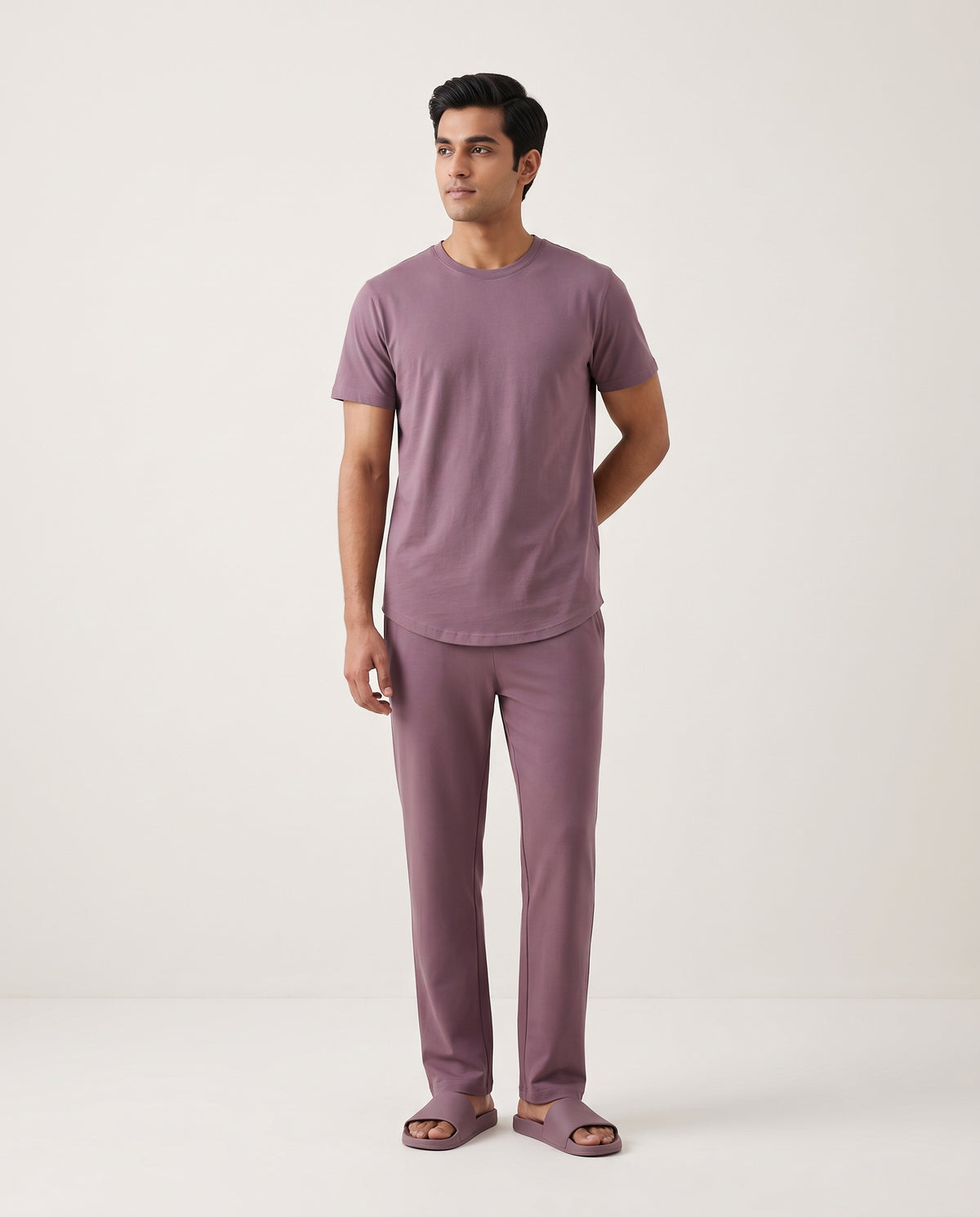 Cosmo T-Shirt + Pant  (Mauve)