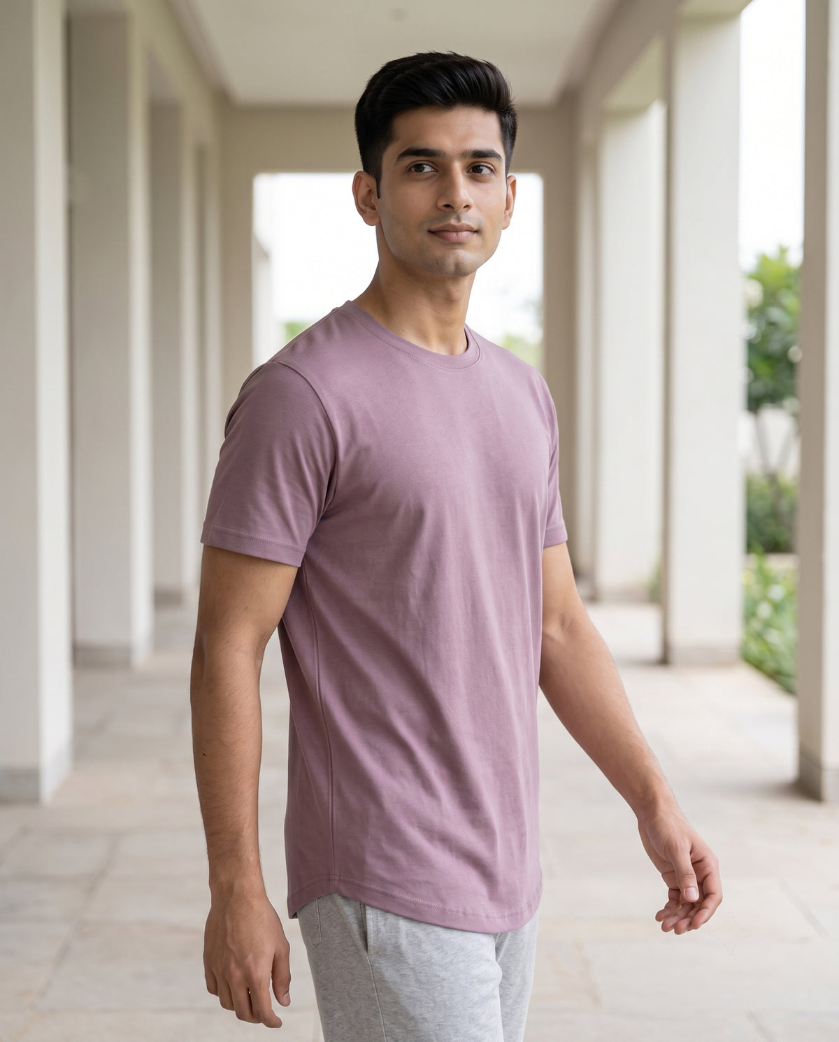 Cosmo Bamboo T-shirt  (Mauve)
