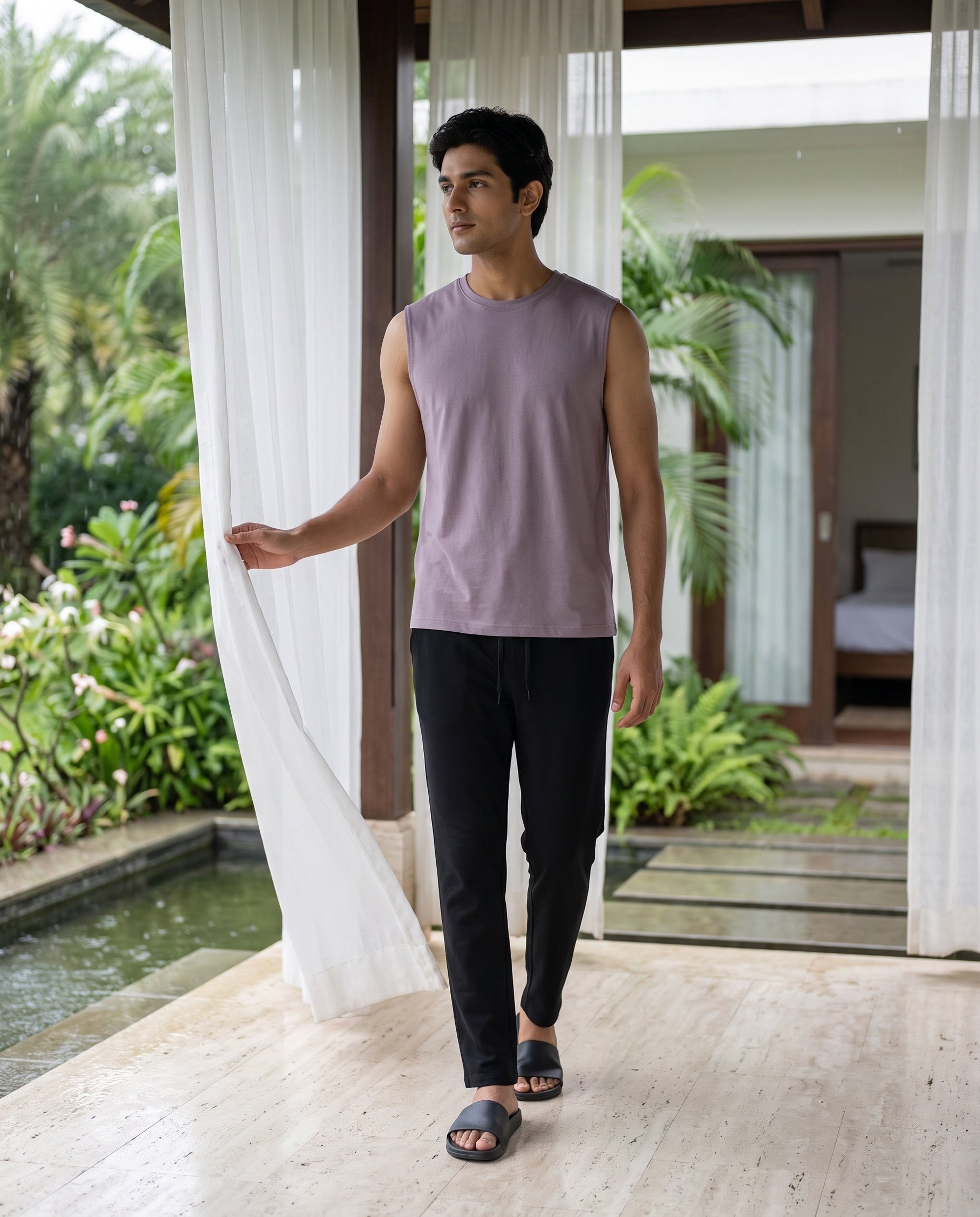 AirKnit Tee + Pant  (Twilight + Black)