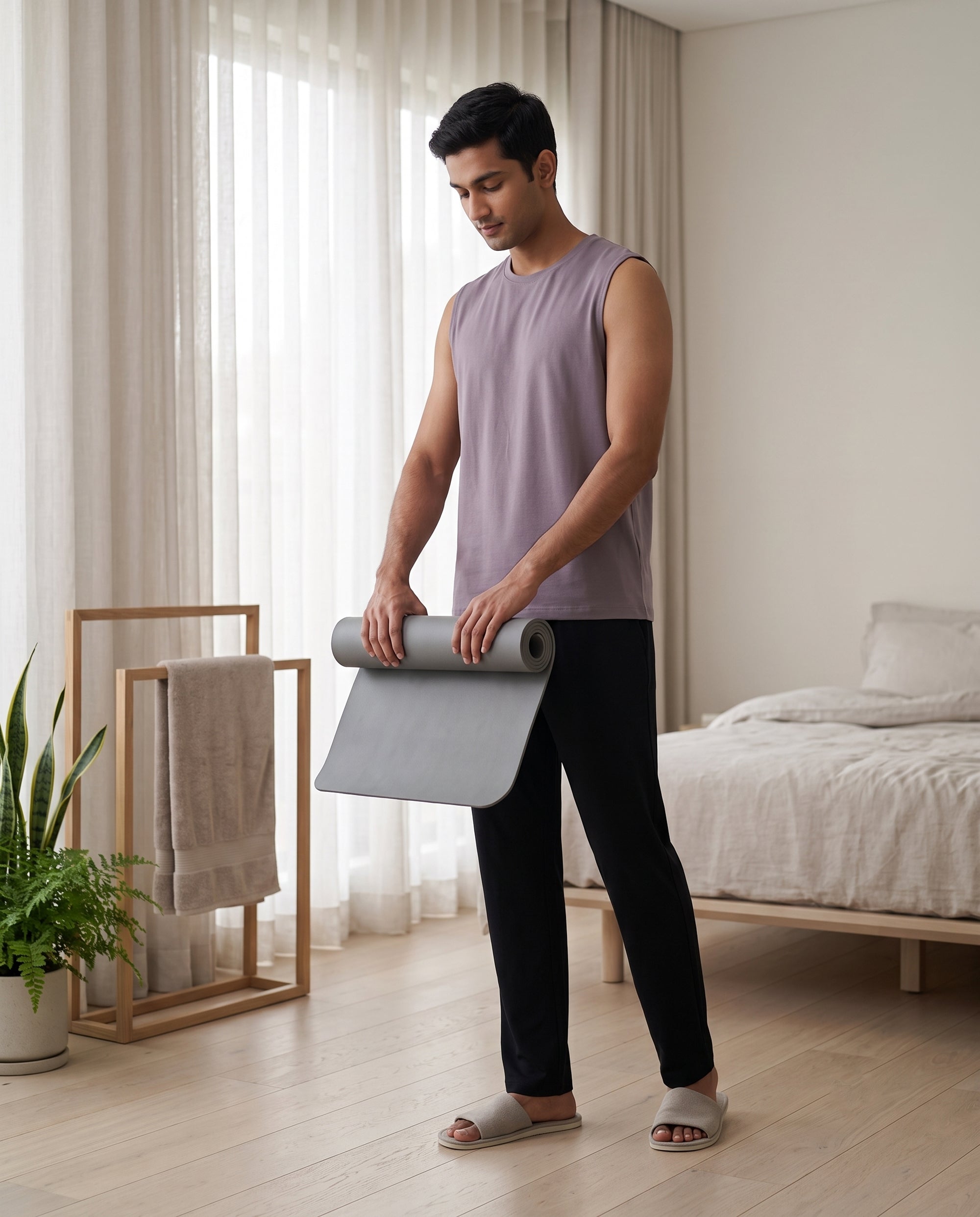 AirKnit Tee + Pant  (Twilight + Black)