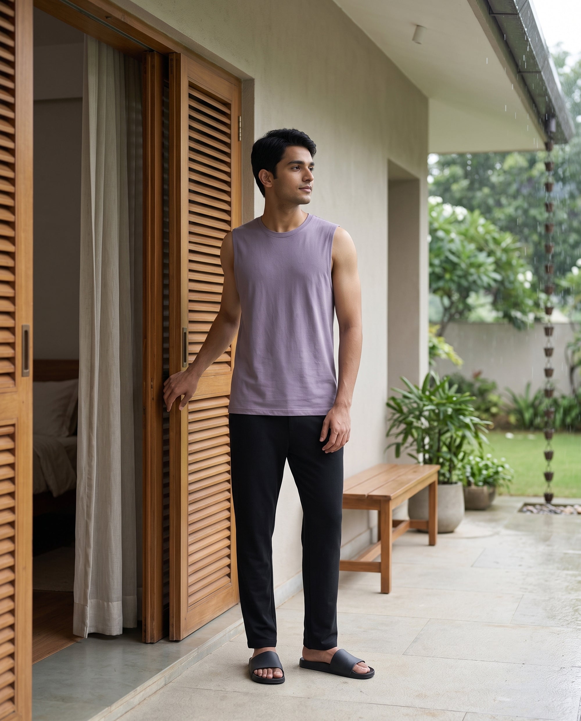 AirKnit Tee + Pant  (Twilight + Black)