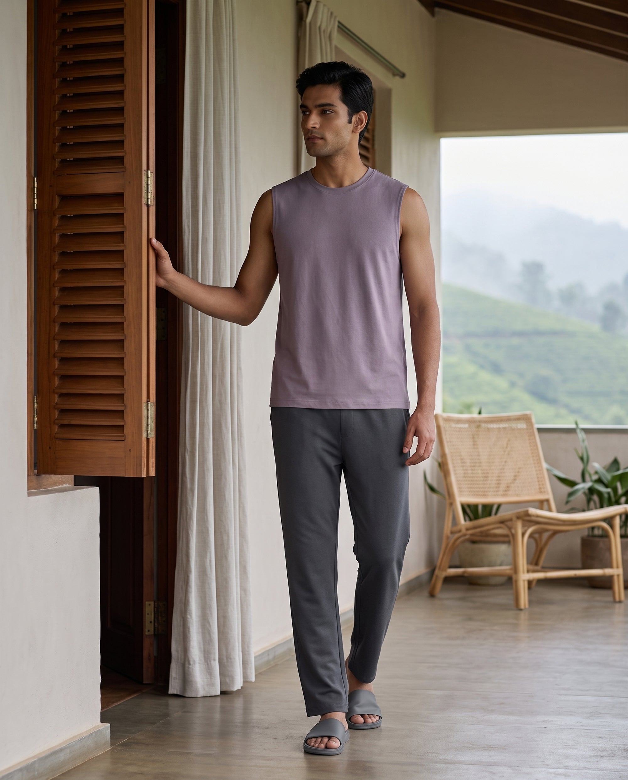 AirKnit Tee + Pant  (Twilight + Grey)