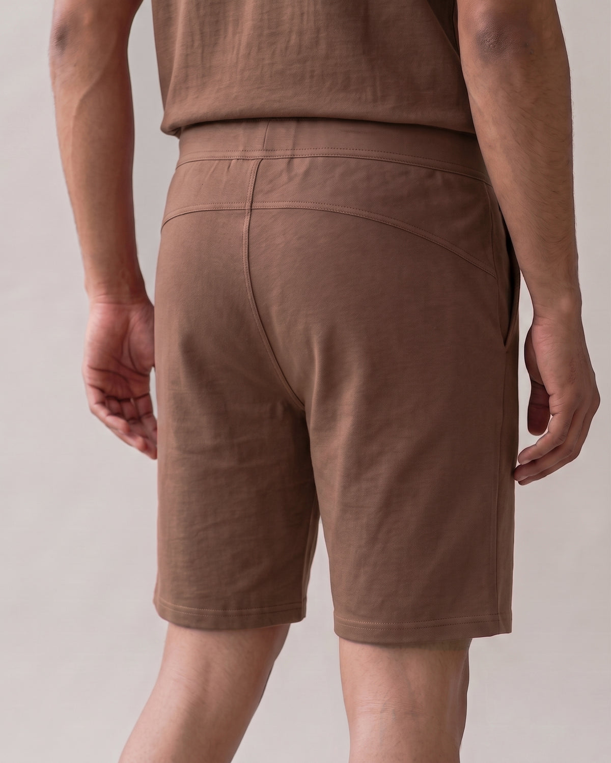 Mystic brown Hushy bamboo cotton loungewear with soft breathable fabric and thermoregulating comfort for peaceful relaxation
