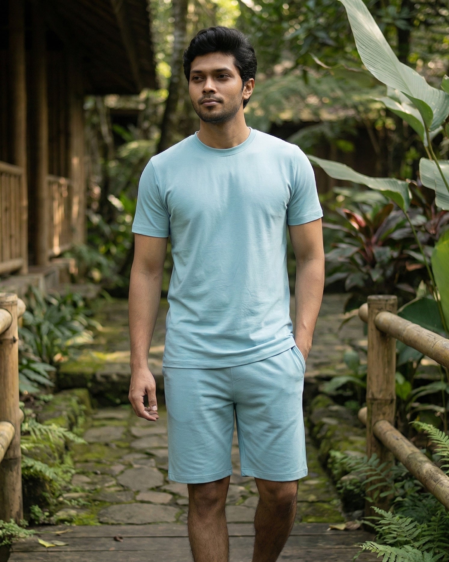 Cosmo T-Shirt + Shorts set in Nile Blue
Soft breathable fabric t-shirt and shorts
Women’s comfortable everyday lounge set
Eco friendly lightweight casual wear
Nile Blue cozy T-Shirt + Shorts set
Women’s Cosmo T-Shirt + Shorts Nile Blue
Smooth premium fabric soft touch set
Relaxed fit casual T-Shirt and shorts
Sustainable comfortable loungewear
Nile Blue two-piece set for women
