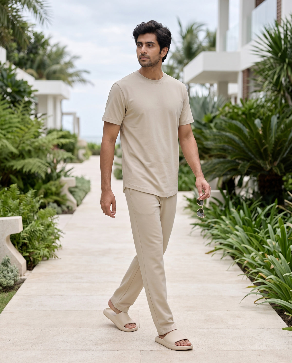 Cosmo T-Shirt + Pant  (Pure Cashmere)