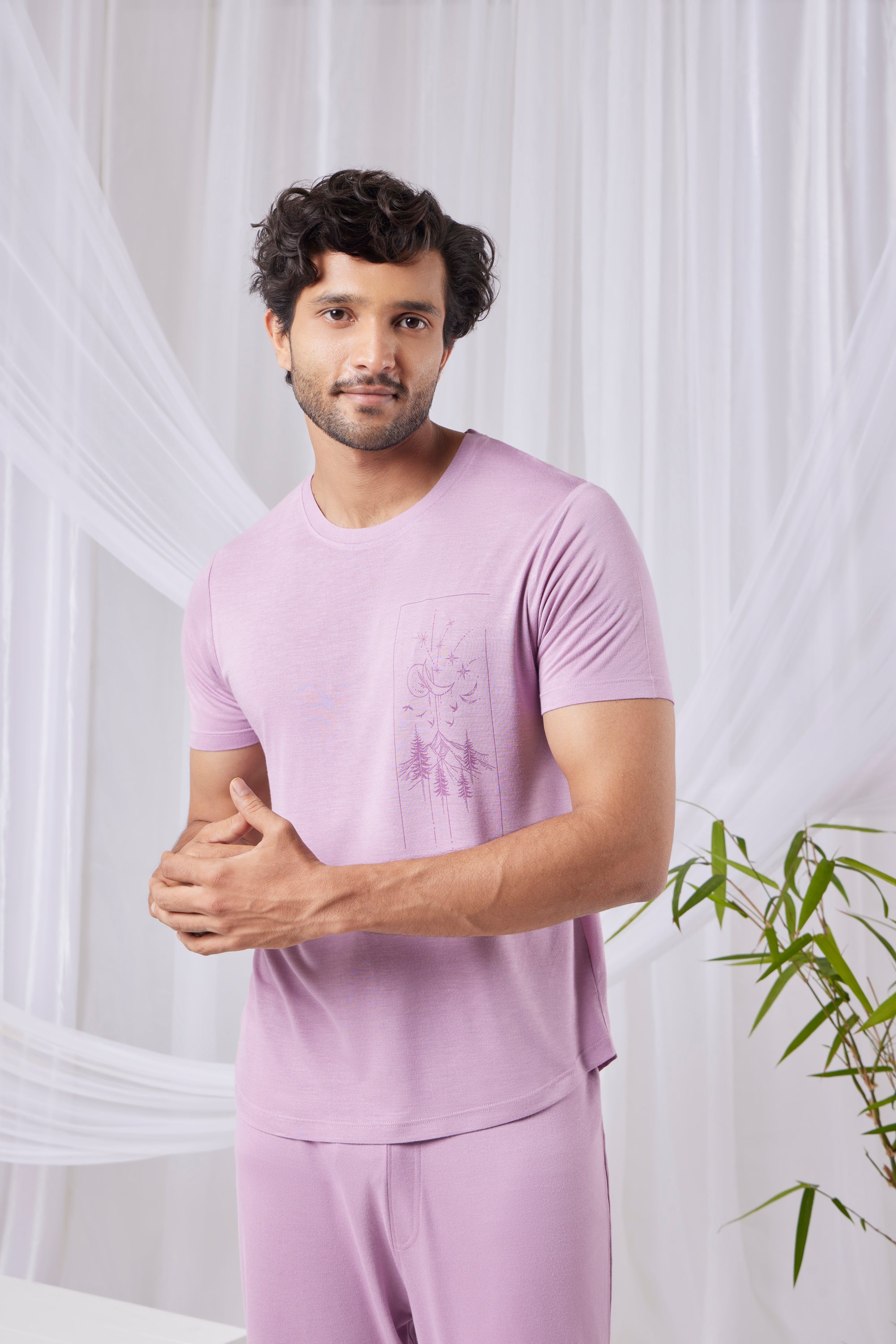 Cosmo Lounge T-Shirt  (Sea Fog)