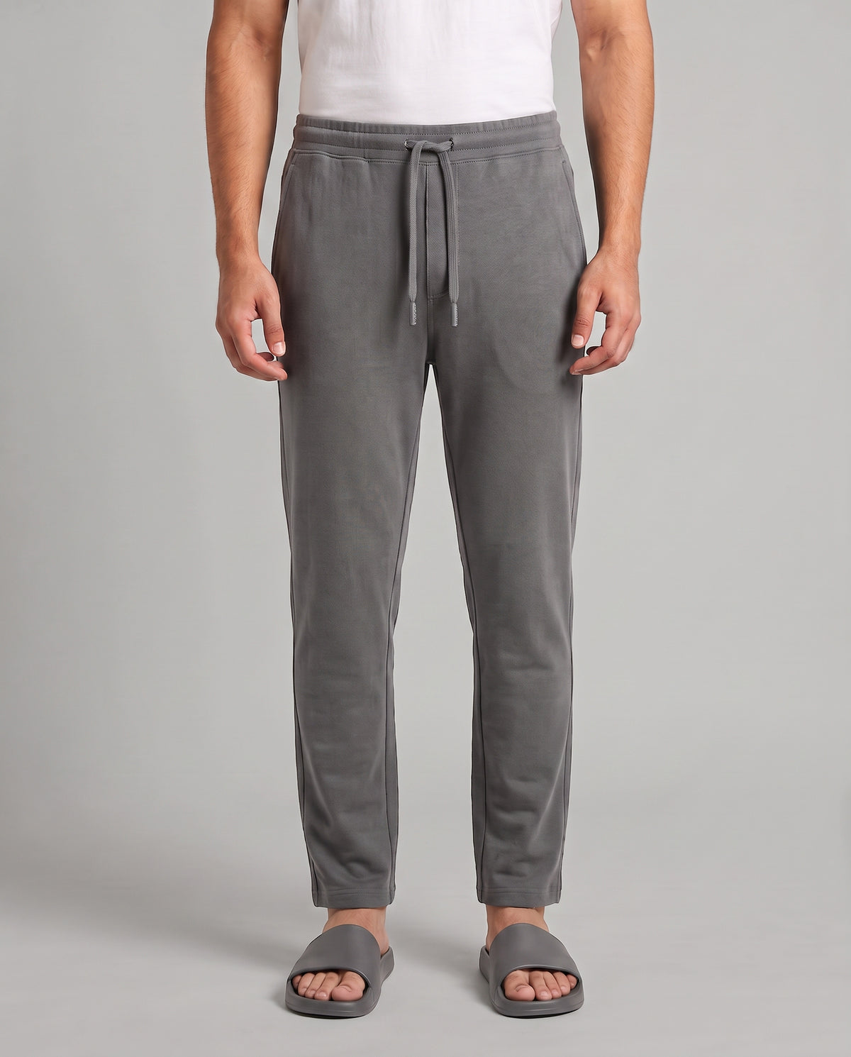 Softsleep men's Stone Grey Urbanite pant, offering an easy fit and soft bamboo feel for relaxed everyday comfort.