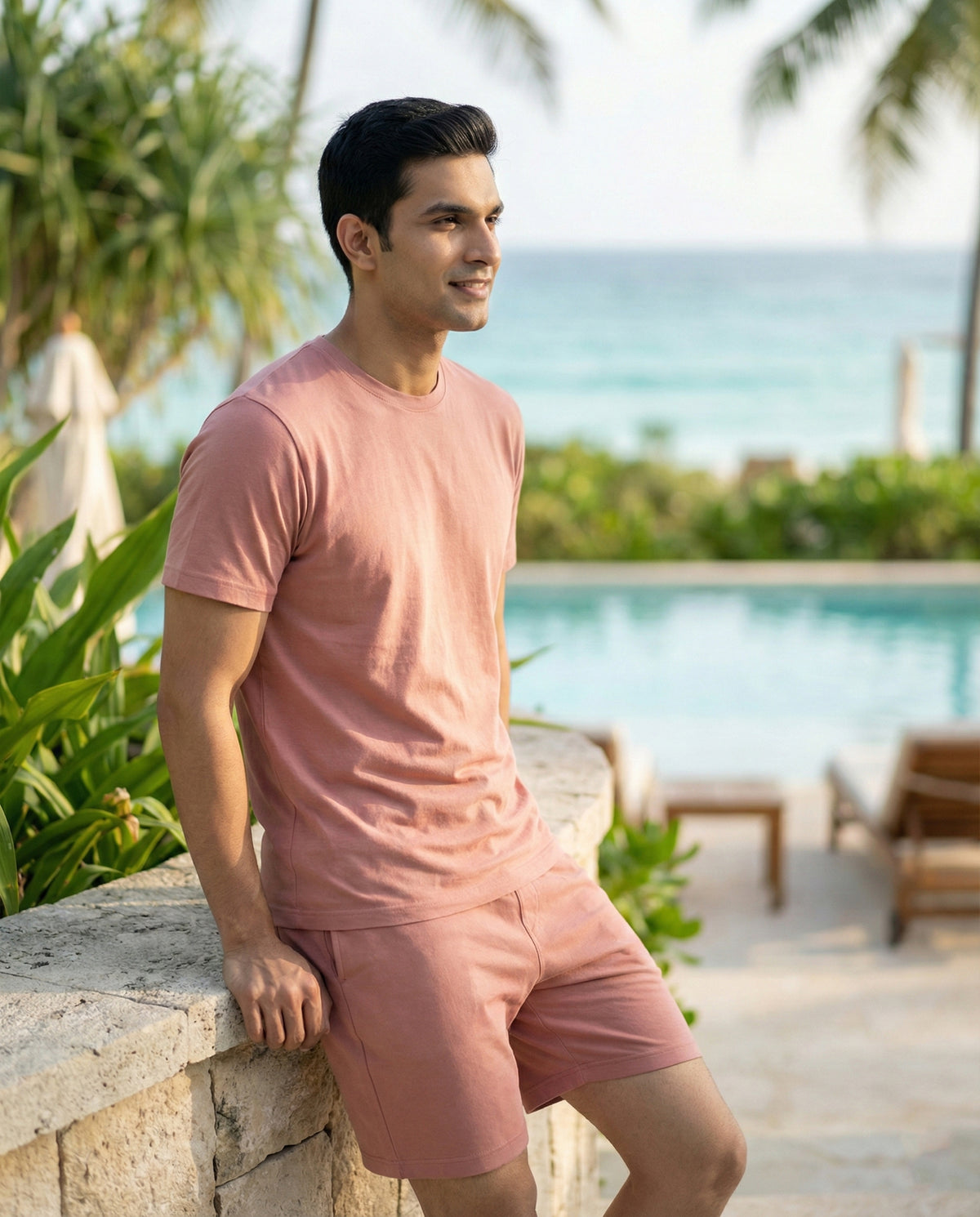 Cosmo T-Shirt + Shorts (Terracotta)