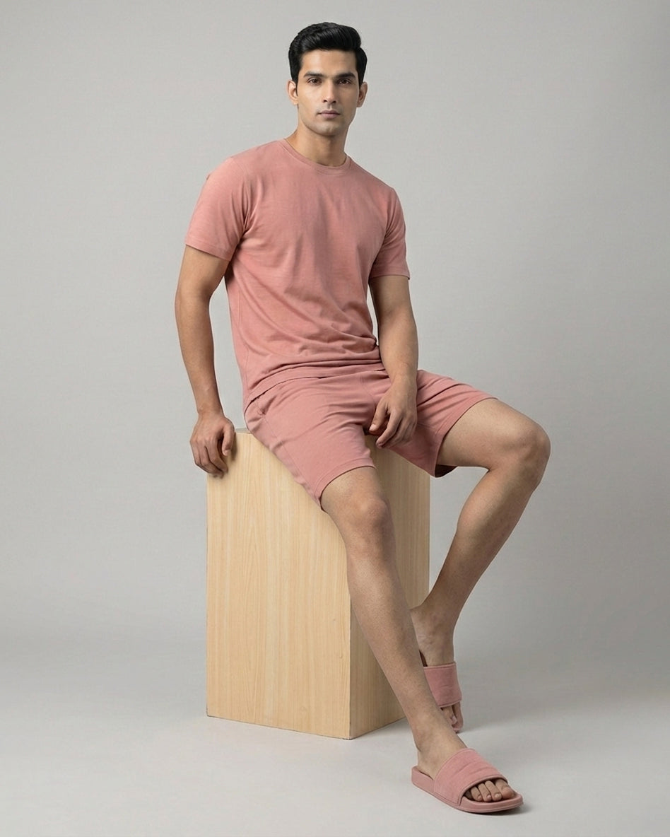 Cosmo T-Shirt + Shorts  (Terracotta)