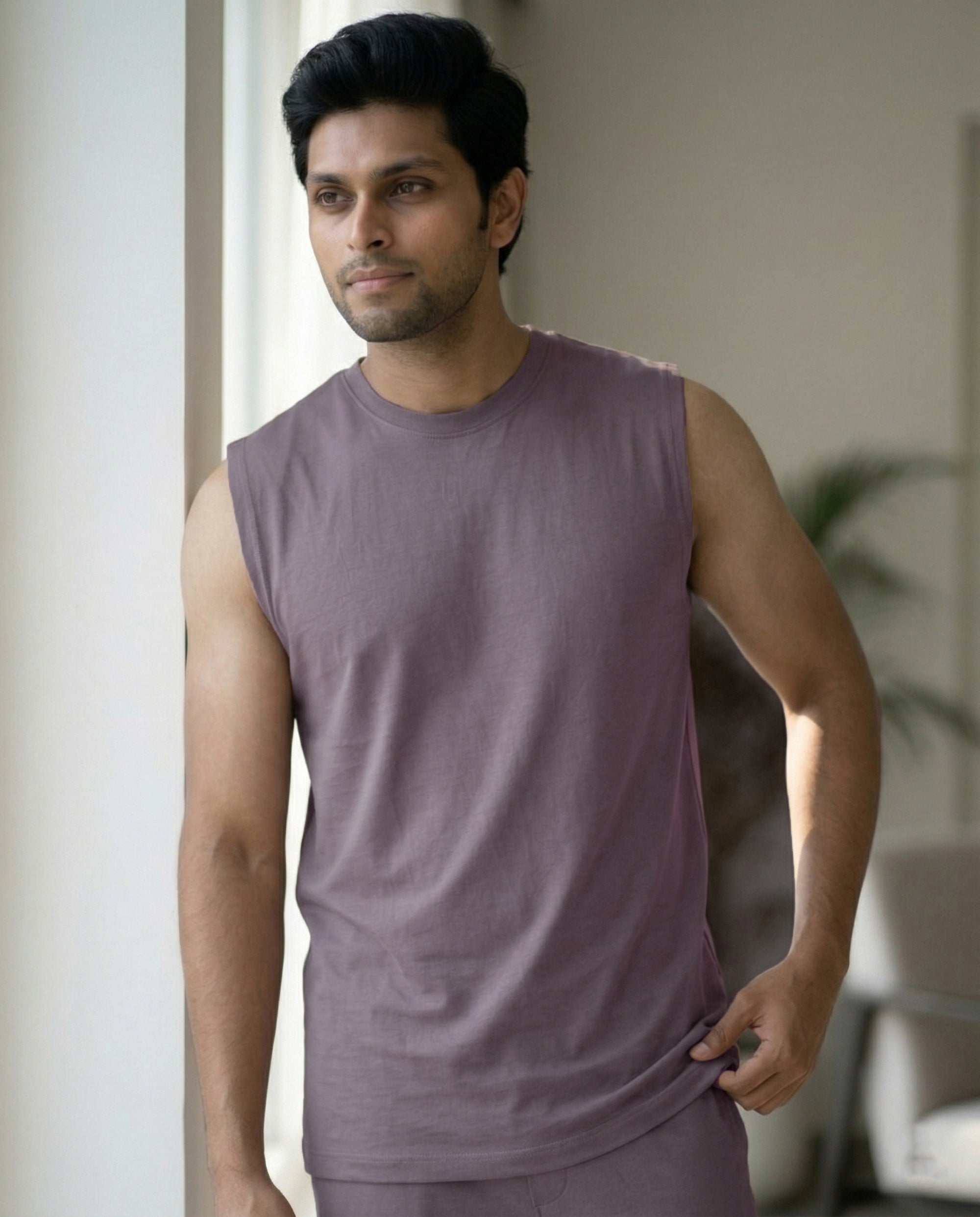 AirKnit Bamboo Tee  (Twilight Sky)