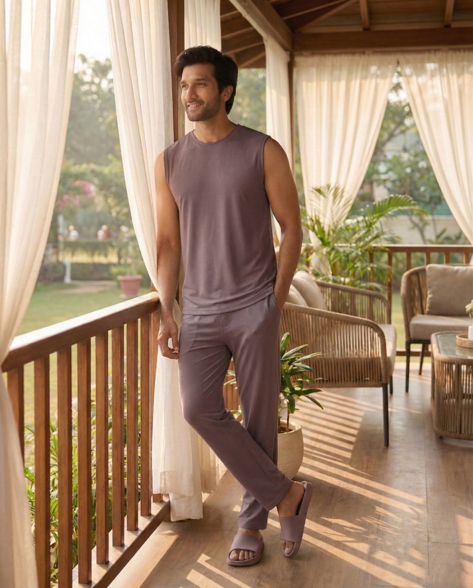 AirKnit Tee + Pant  (Twilight Sky)